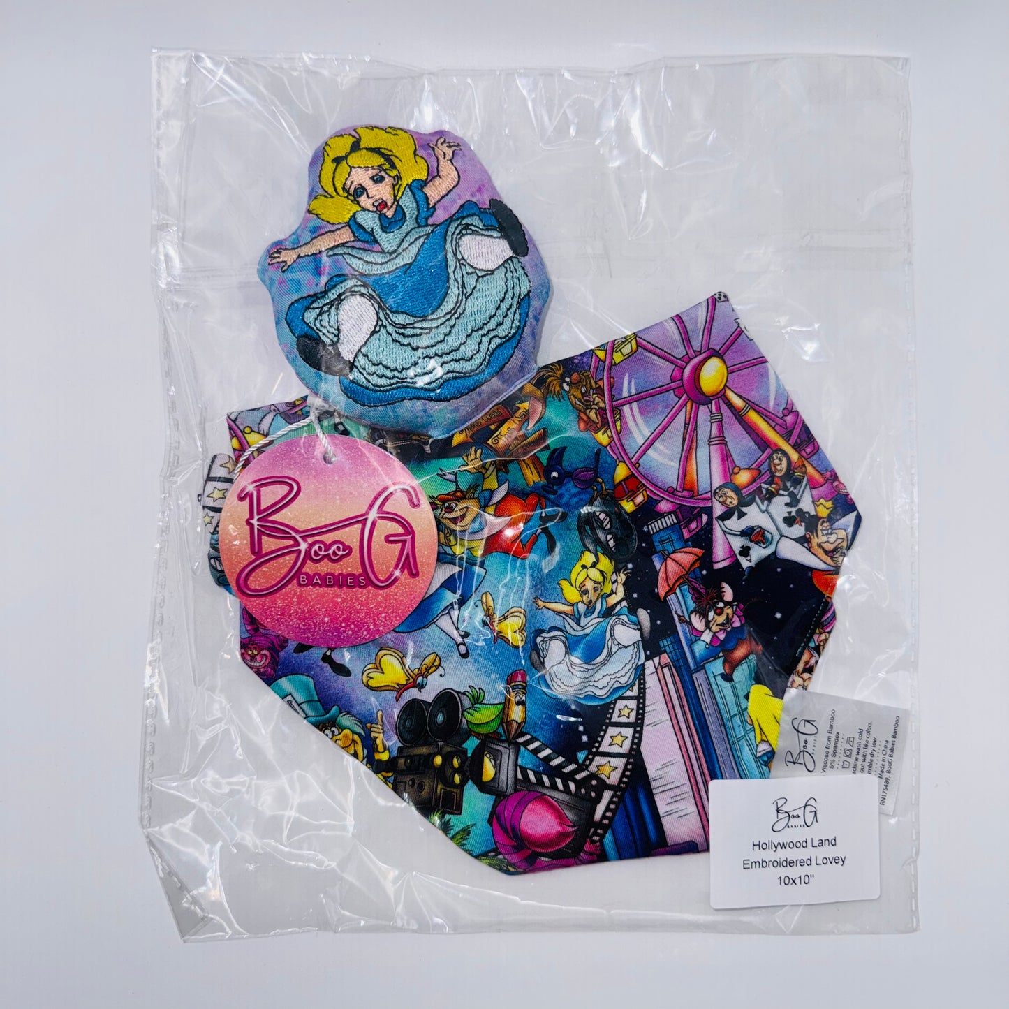 Hollywood Land Embroidered Blanket Lovey