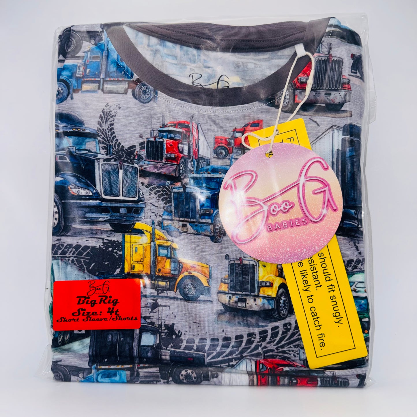 Big Rig Bamboo 2pc Short Sleeve and Shorts Set