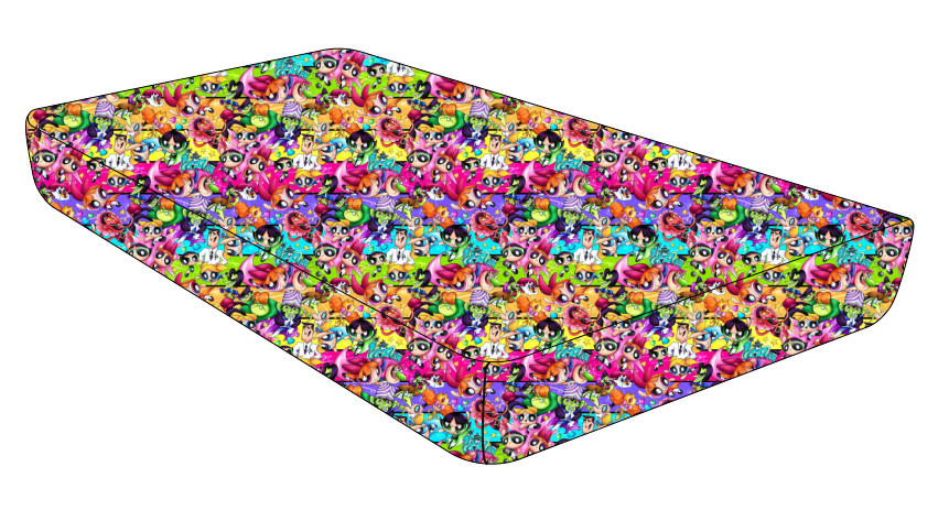 Starburst Squad Bamboo Standard Crib Sheet