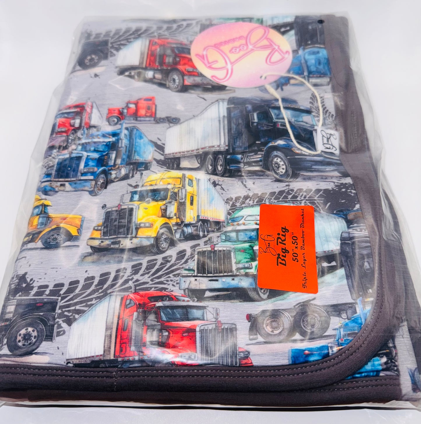 Big Rig Triple Layer Bamboo Blanket