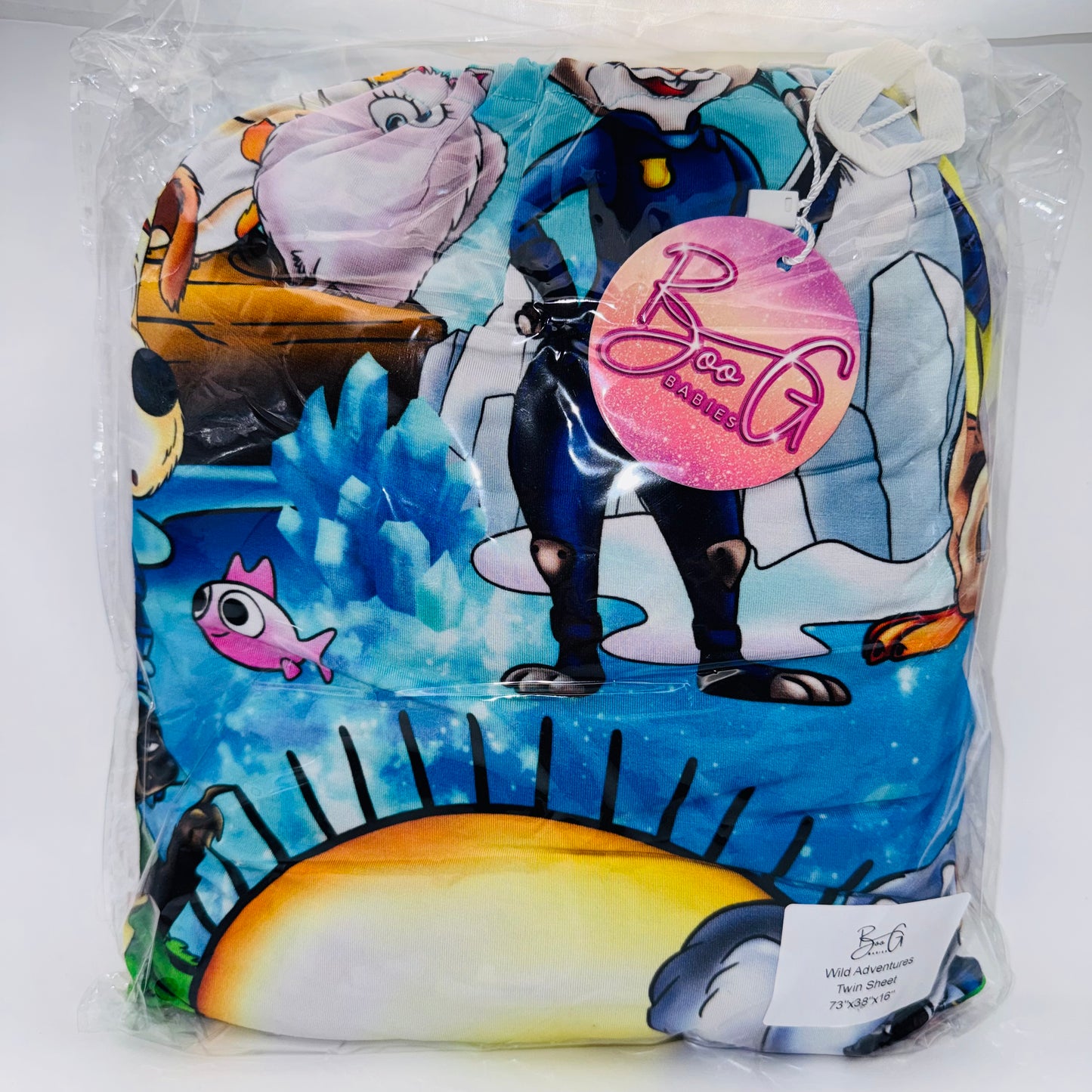 Wild Adventures Bamboo Twin Sheet