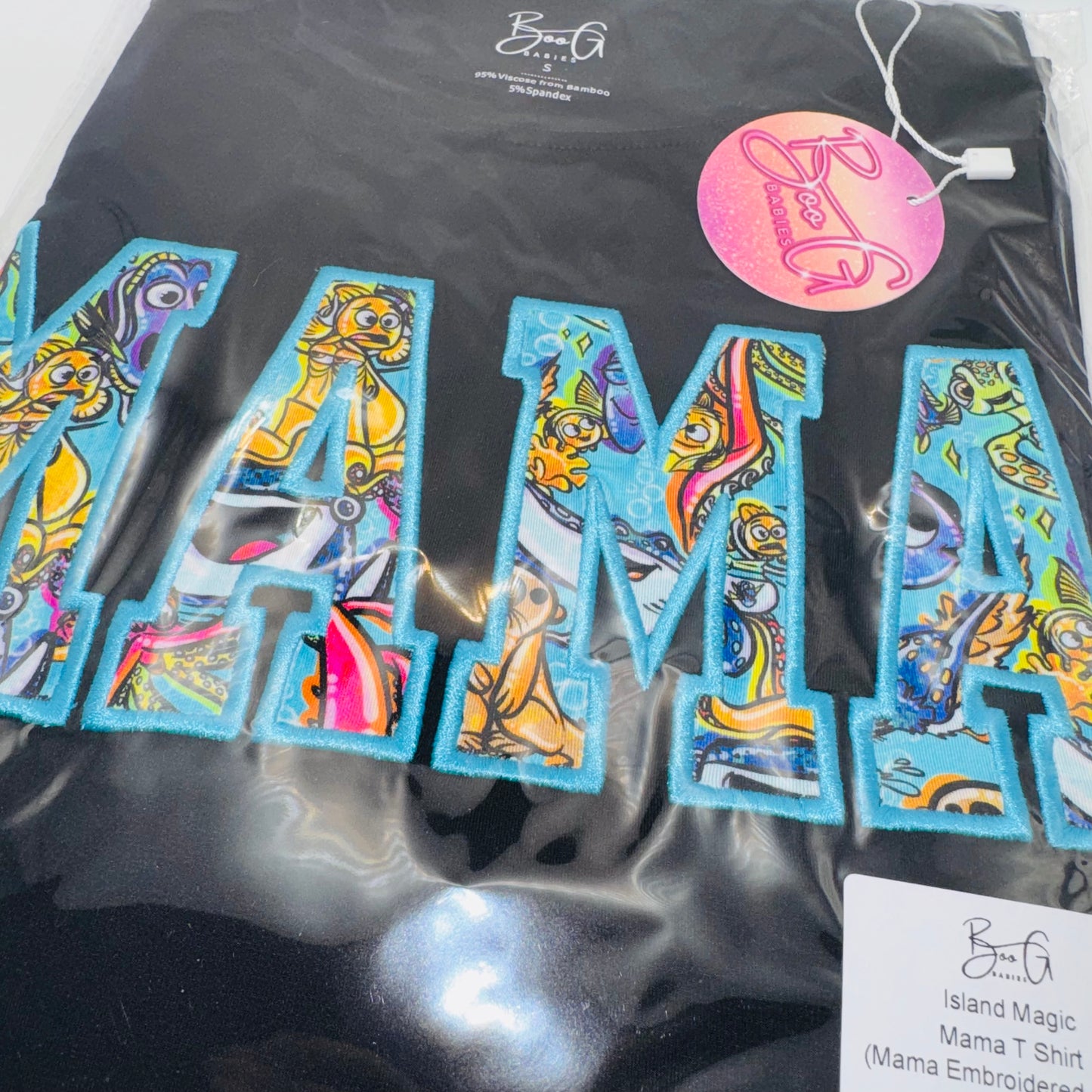 Reef Rascals Bamboo Mama Embroidered T-Shirt