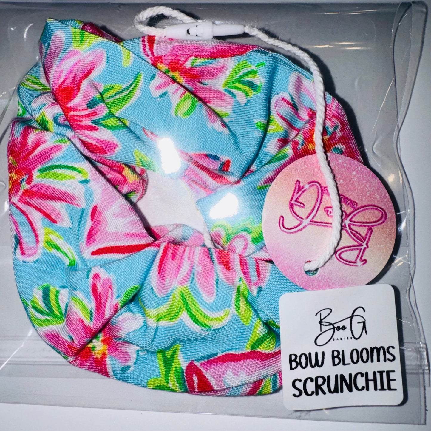 Bow Blooms Scrunchie