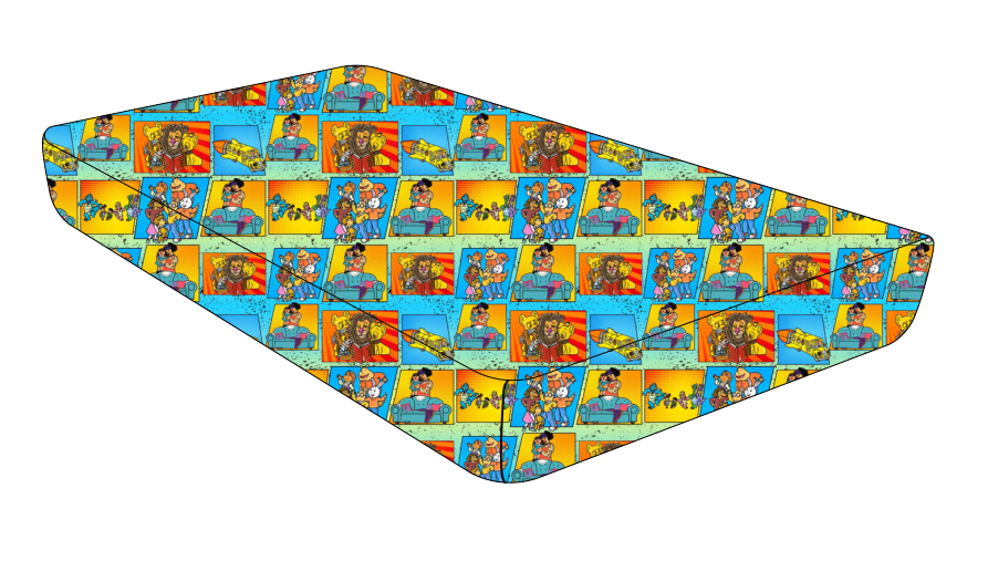 Throwback Tales Bamboo Standard Crib Sheet
