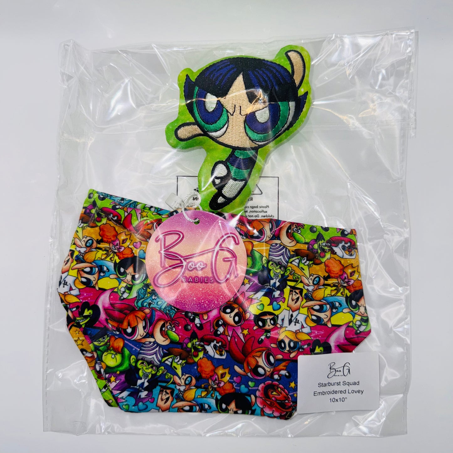 Starburst Squad Embroidered Blanket Lovey