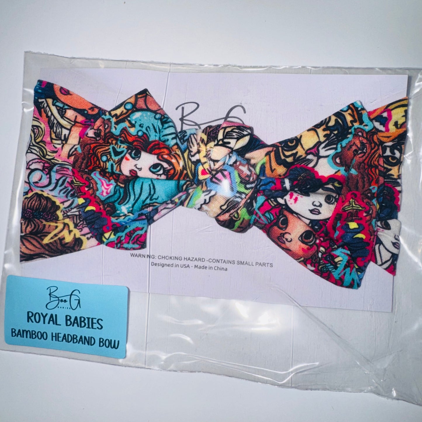 Royal Babies Bamboo Headband Bow
