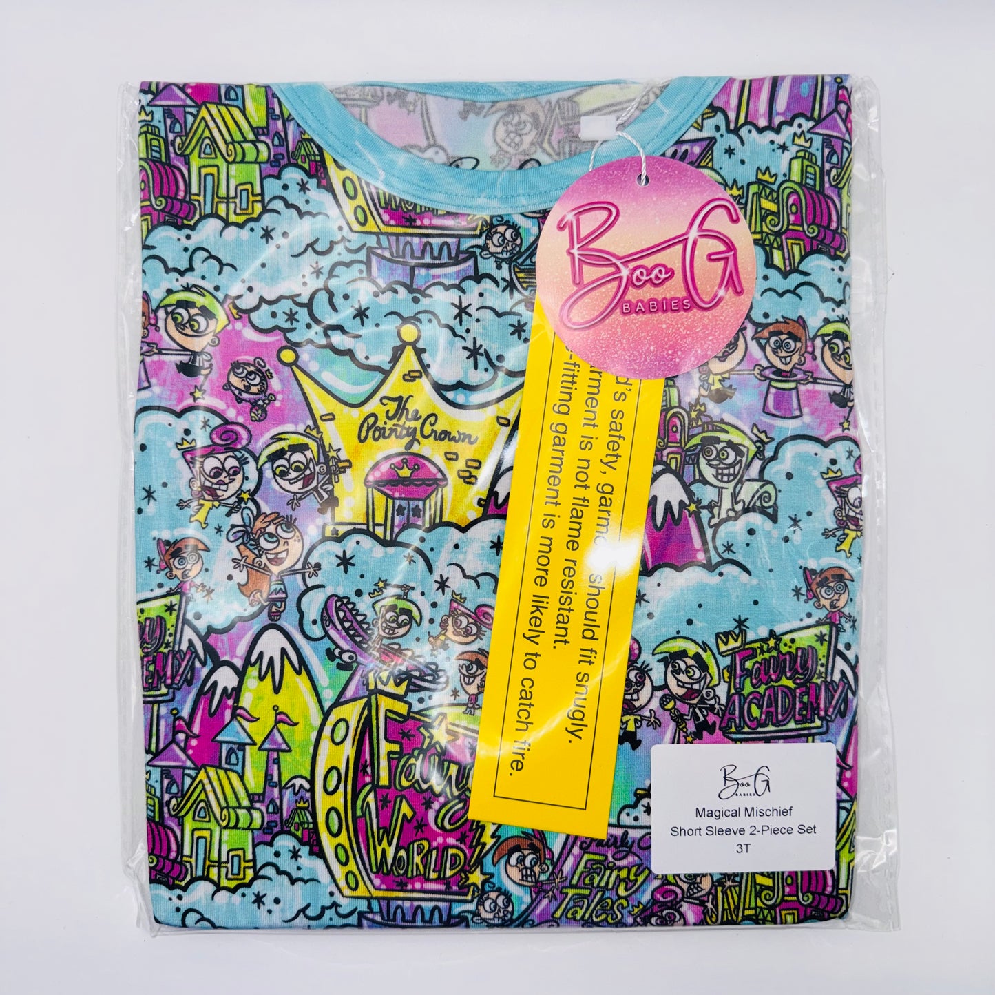 Magical Mischief Bamboo 2pc Short Sleeve and Shorts Set