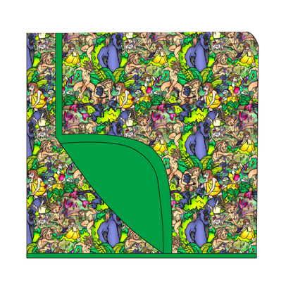 Jungle Swing Double Layer Bamboo Blanket