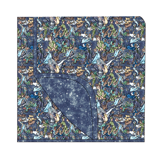 Starbound Explorers Squad Double Layer Bamboo Blanket