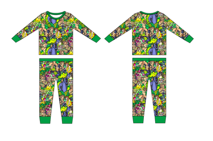 Jungle Swing Bamboo Long Sleeve and Pants Set