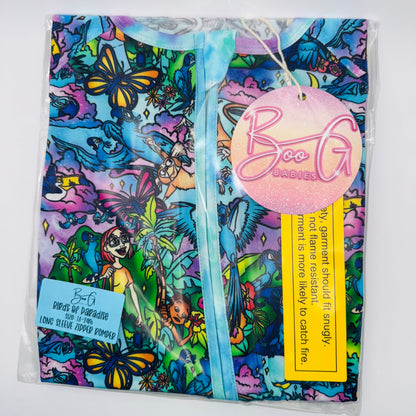 Birds of Paradise Bamboo Long Sleeve Convertible Zippy