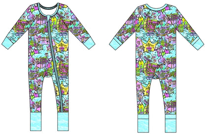Magical Mischief Long Sleeve Convertible Bamboo Zippy