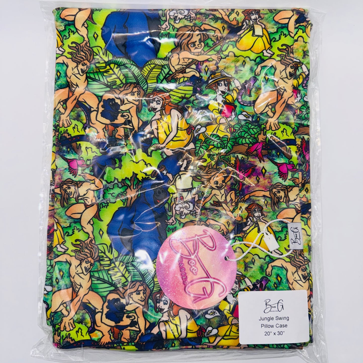 Jungle Swing Bamboo Pillowcase