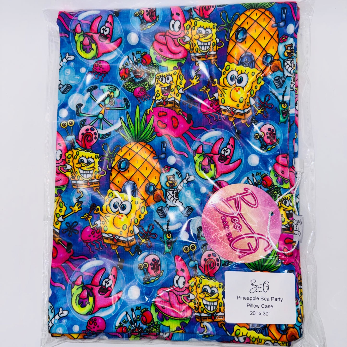 Pineapple Sea Party Bamboo Pillowcase