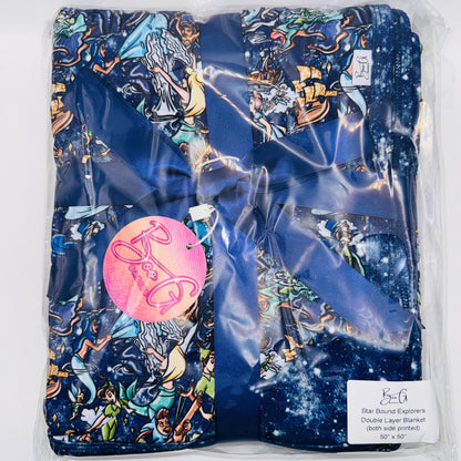 Starbound Explorers Squad Double Layer Bamboo Blanket