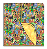 Yellow Brick Road Double Layer Bamboo Blanket