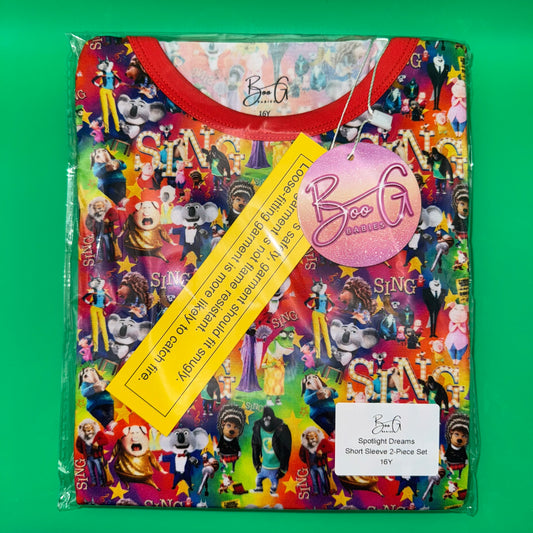 Spotlight Dreams Bamboo 2pc Short Sleeve and Shorts Set