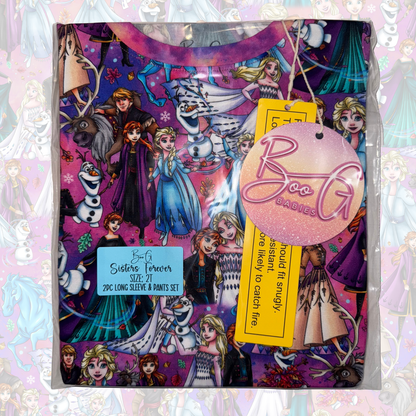Sisters Forever Long Sleeves with Pants Sets