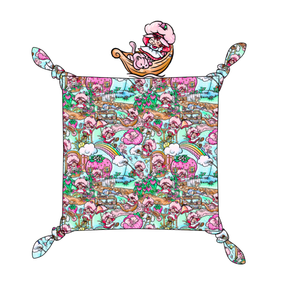 The Berry Patch Embroidered Blanket Lovey