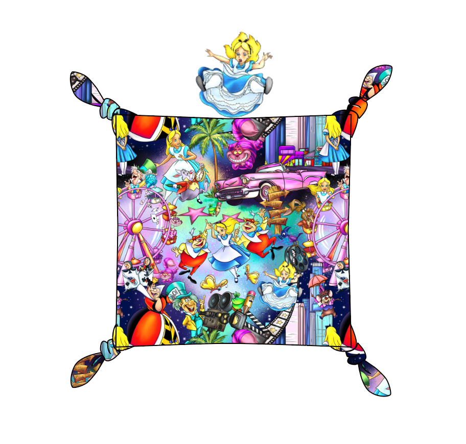 Hollywood Land Embroidered Blanket Lovey