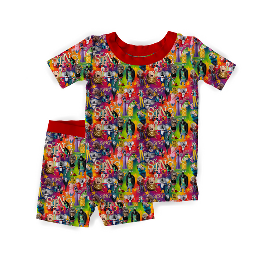 Spotlight Dreams Bamboo 2pc Short Sleeve and Shorts Set