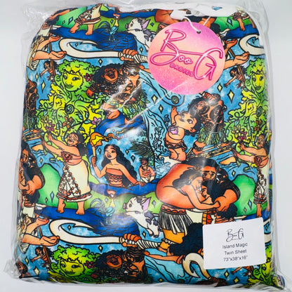 Island Magic Bamboo Twin Sheet