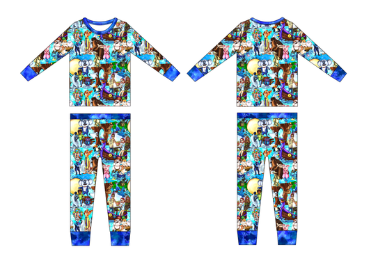 Wild Adventures Bamboo Long Sleeve and Pants Set