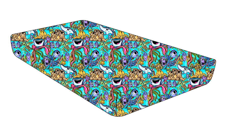 Reef Rascals Bamboo Twin Sheet