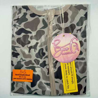 Backwoods Blend Bamboo Convertible Long Sleeve Zippy