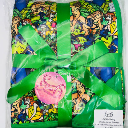 Jungle Swing Double Layer Bamboo Blanket