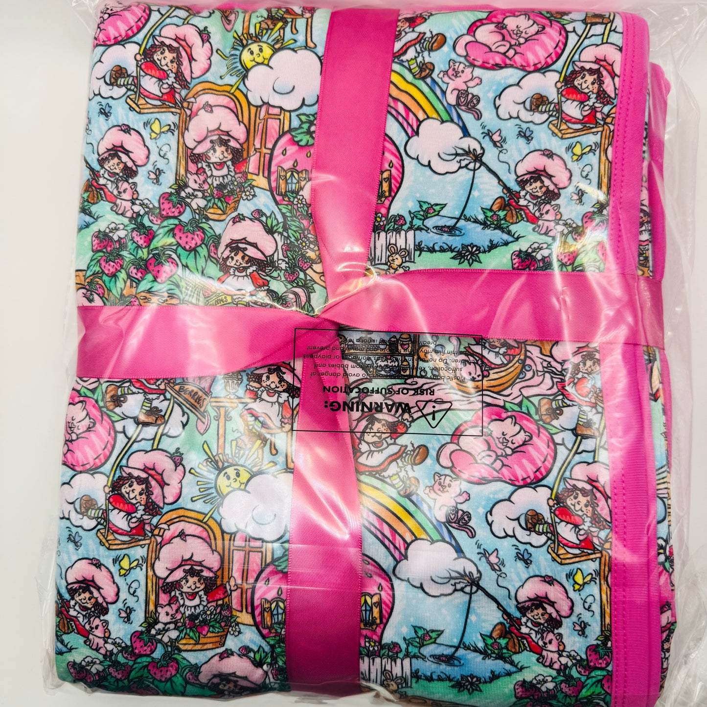 The Berry Patch Double Layer Bamboo Blanket