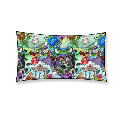 Lily Pad Playdate Bamboo Pillowcase