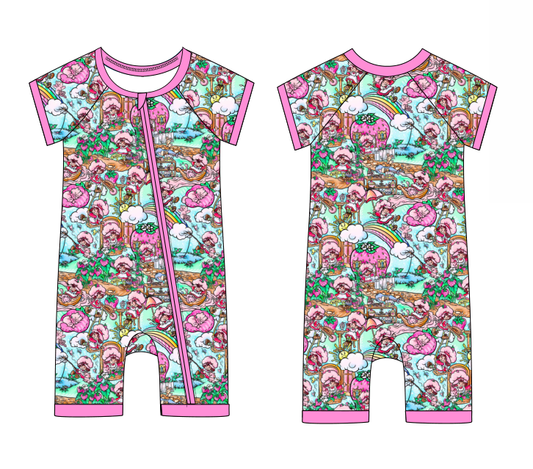 The Berry Patch Bamboo Shorty Zippy