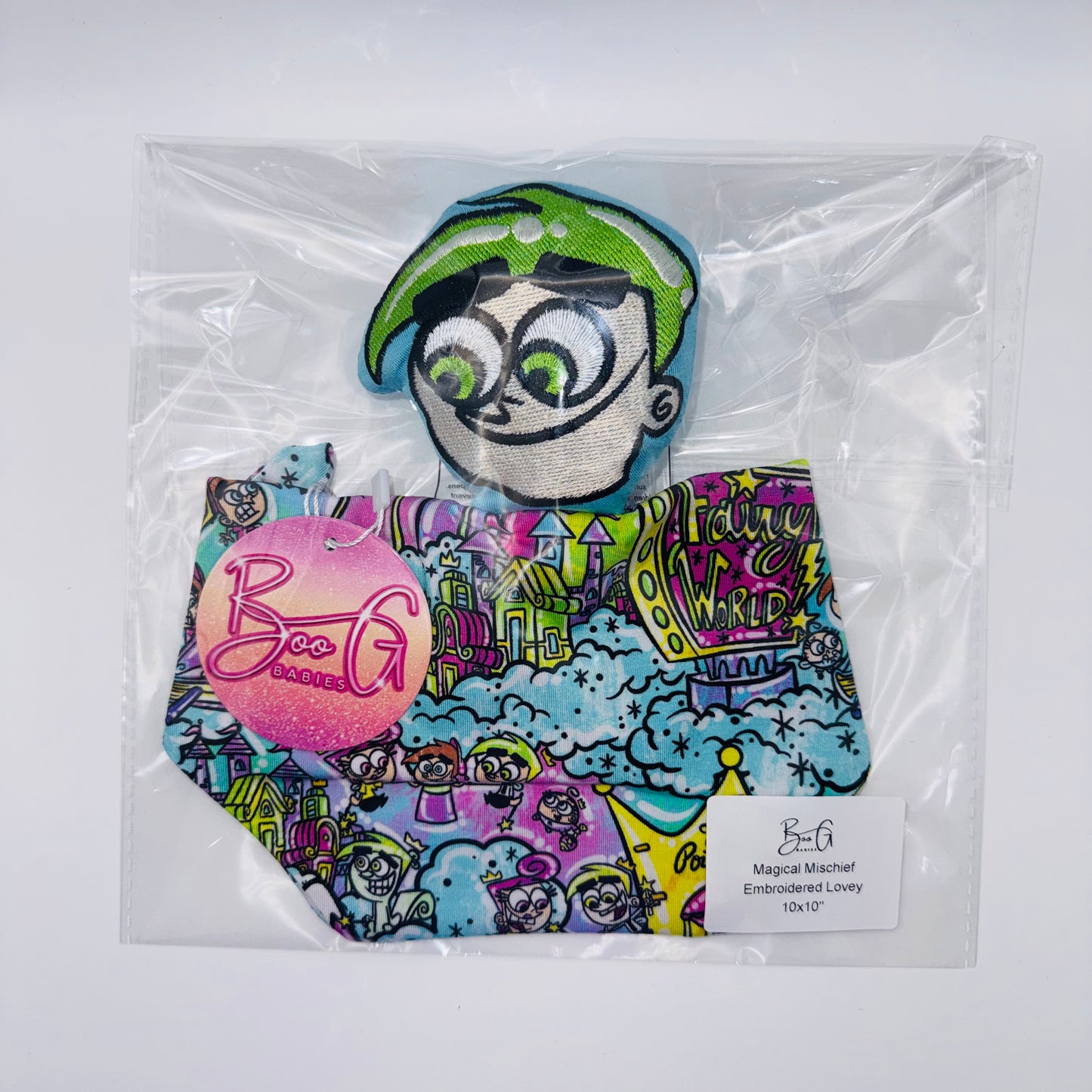 Magical Mischief Embroidered Blanket Lovey