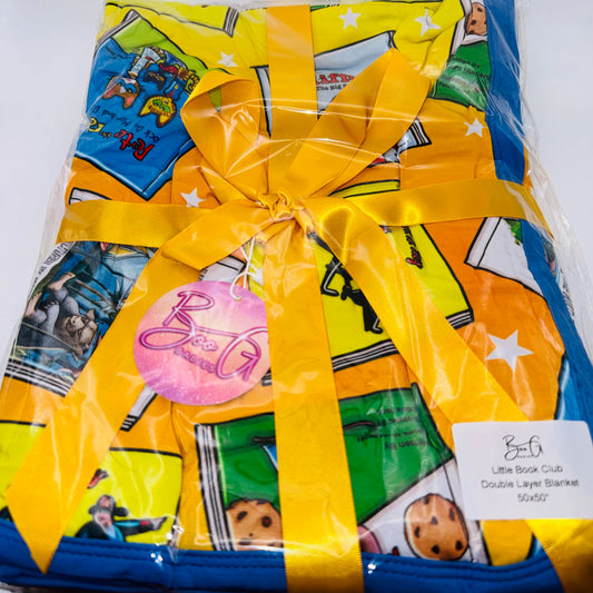 Little Book Club Double Layer Bamboo Blanket