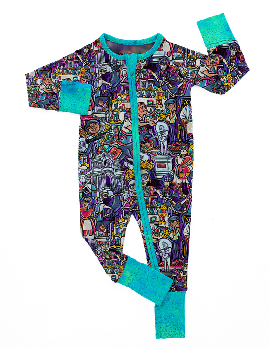 Festival de Música Bamboo Zipper Romper