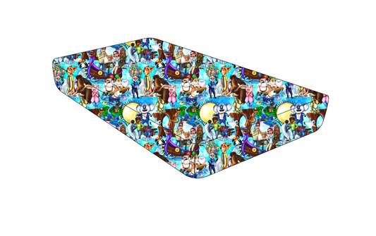 Wild Adventures Bamboo Standard Crib Sheet