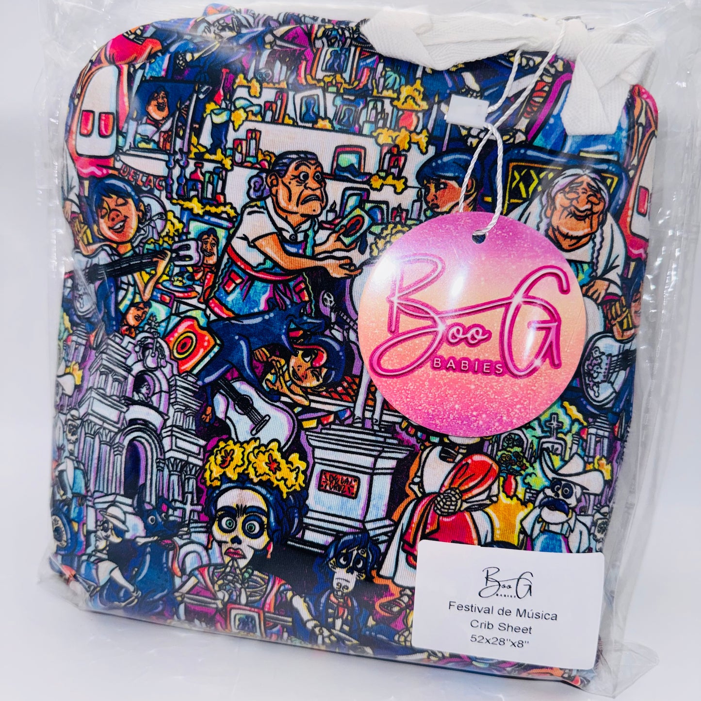 Festival de Música Bamboo Standard Crib Sheet