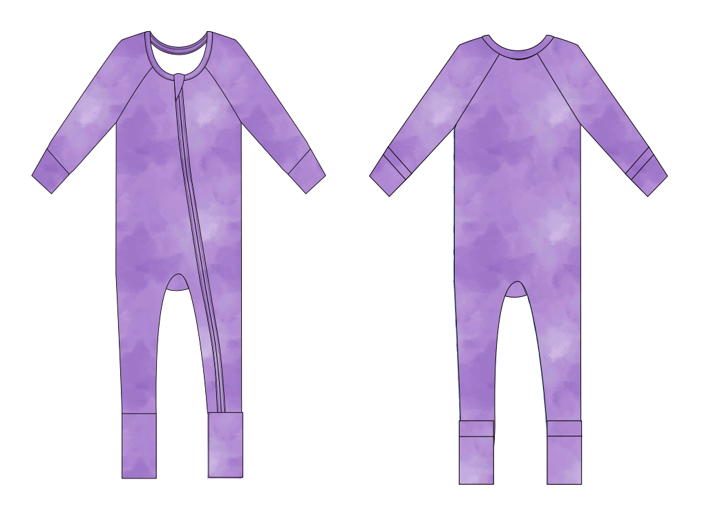 Purple Luxe Convertible Bamboo Zippy