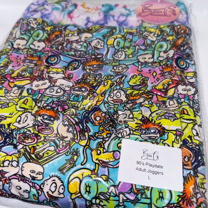 90’s Playdate Bamboo Adult Joggers