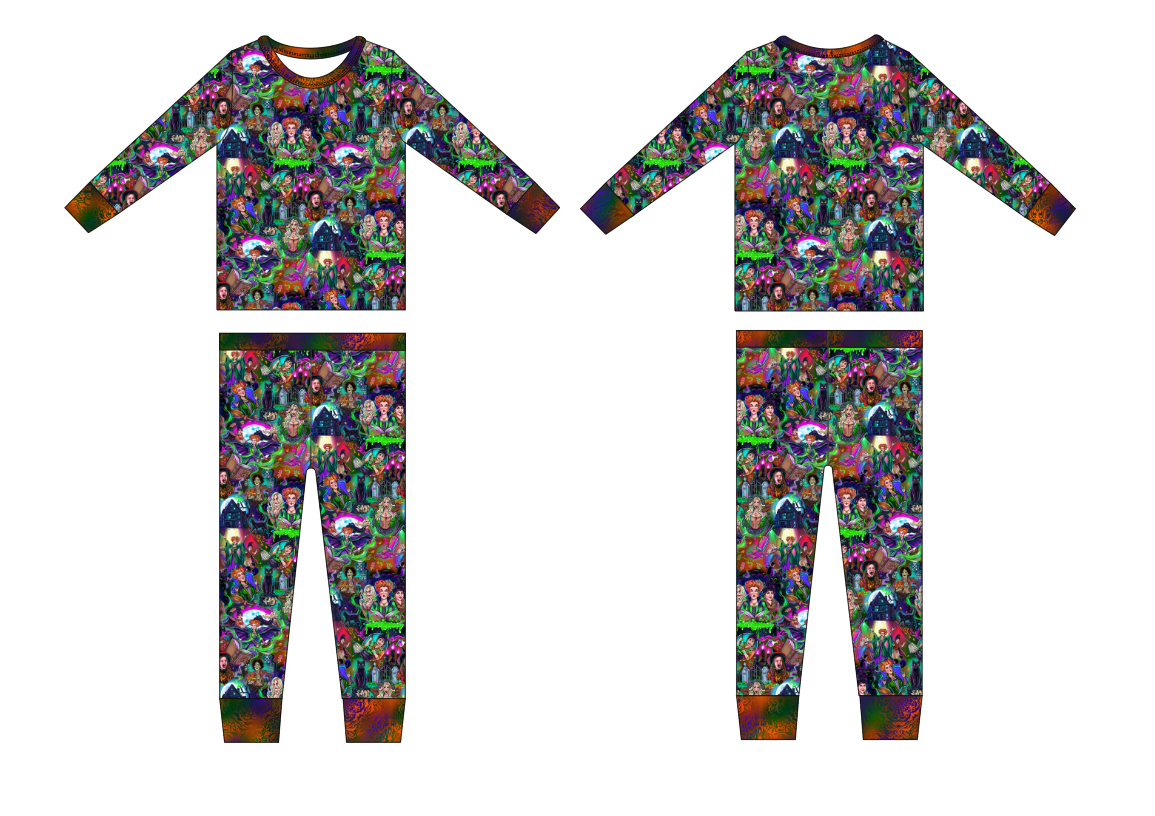 Spellbound Sisters Bamboo Long Sleeve and Pants Set