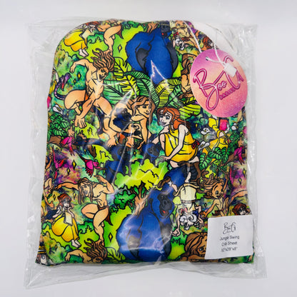Jungle Swing Bamboo Standard Crib Sheet