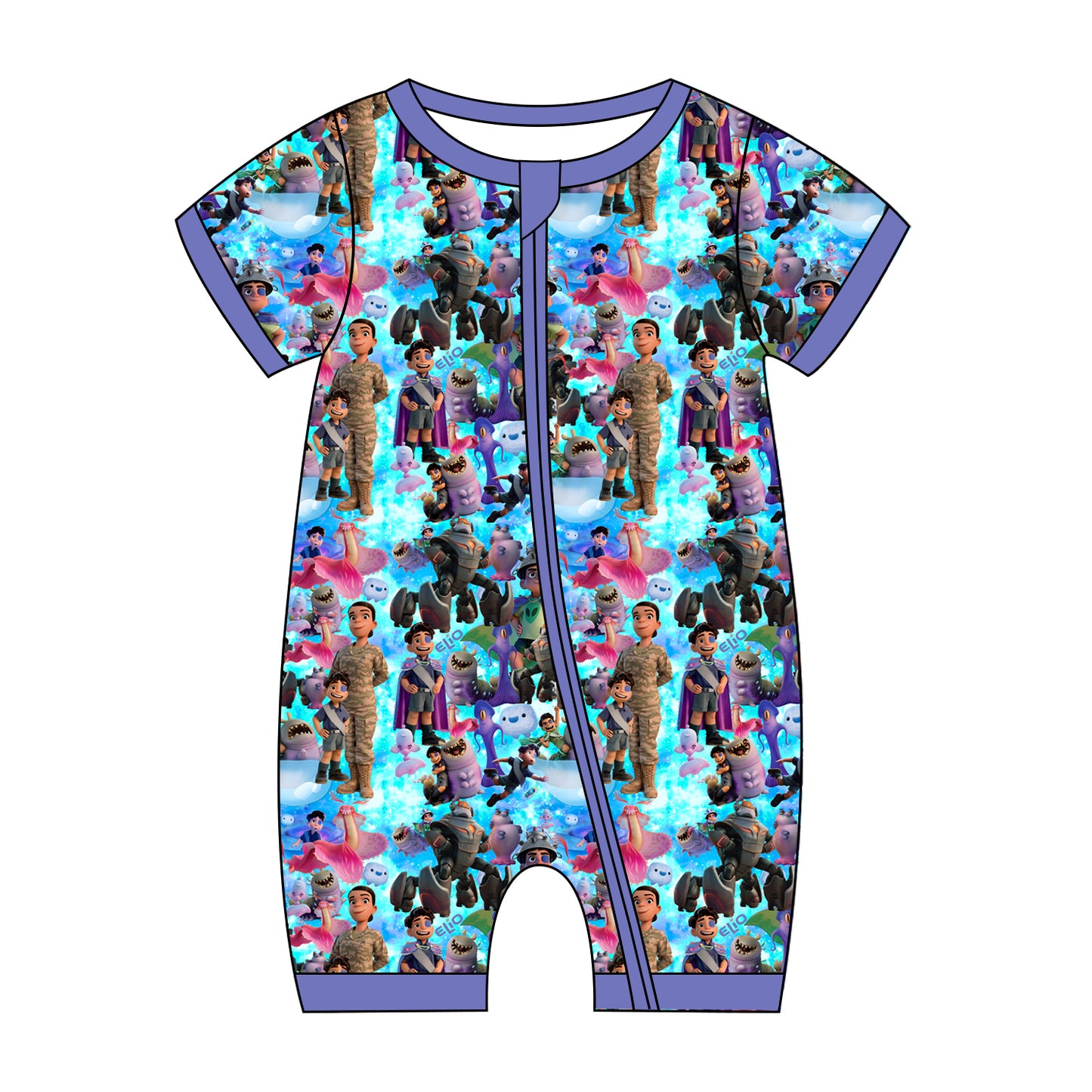 Galactic Besties Bamboo Shorty Zippy