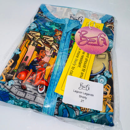 Lagoon Legends Bamboo Shorty Zippy