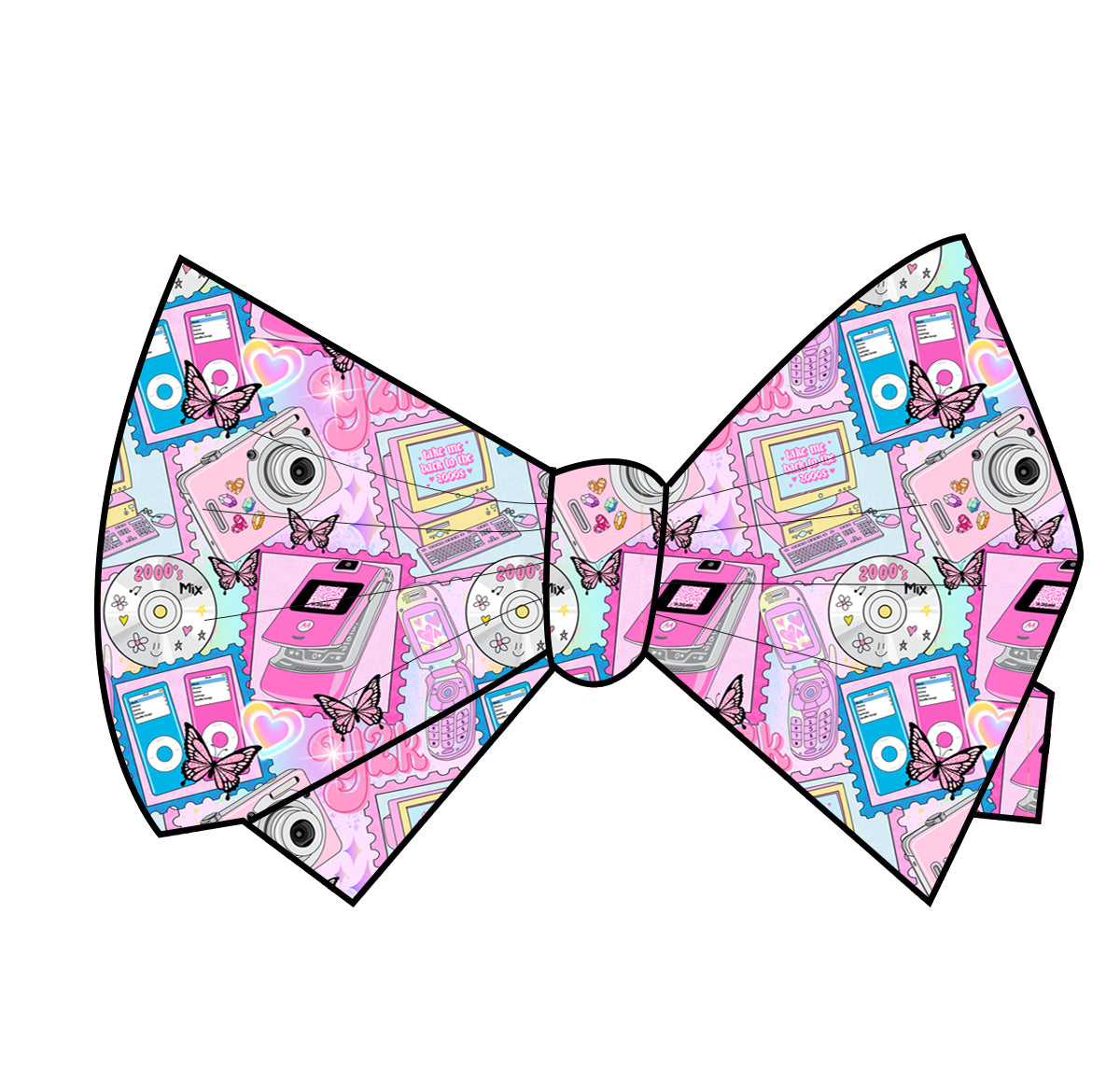 Y2K Bamboo Bow Clip