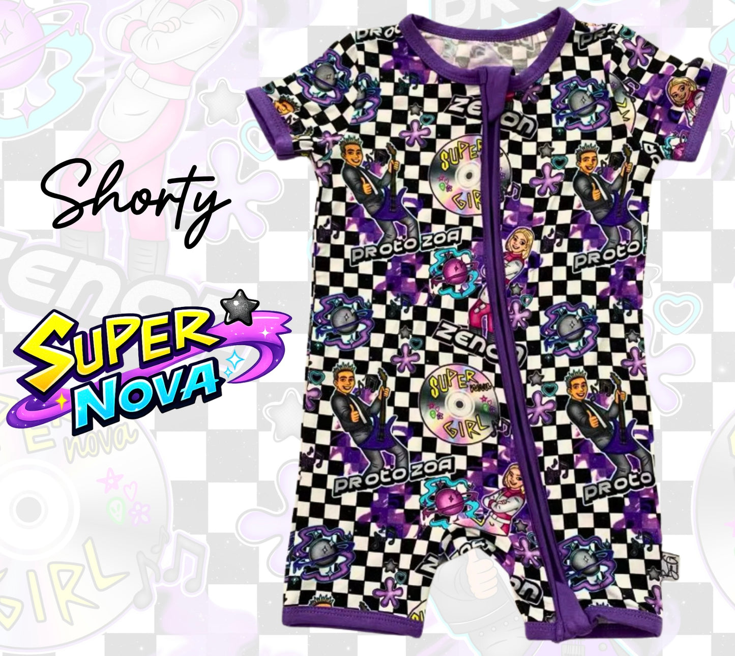 Super Nova Bamboo Shorty Zippy