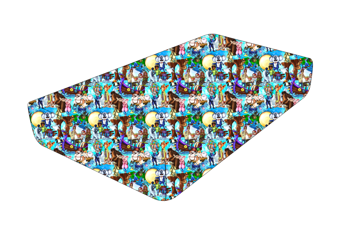 Wild Adventures Bamboo Twin Sheet