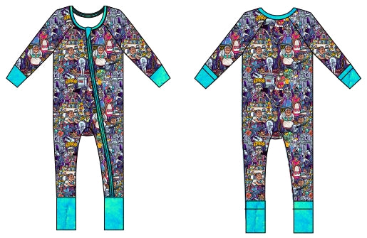 Festival de Música Bamboo Zipper Romper