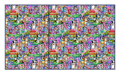Puptown Playground Bamboo Pillowcase