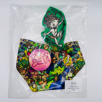 Jungle Swing Embroidered Blanket Lovey